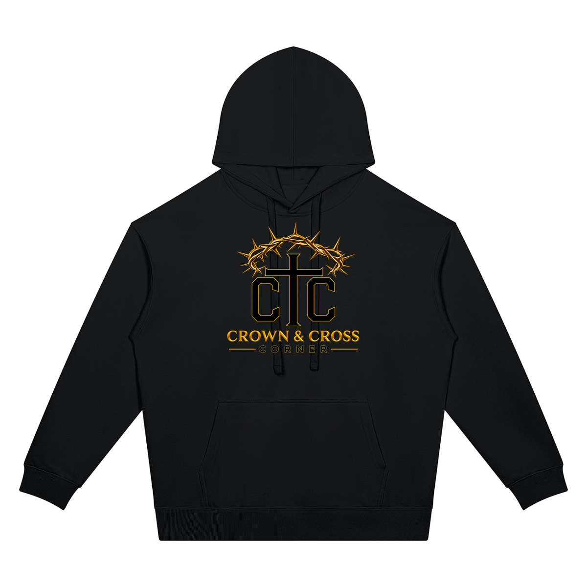 Never Alone Oversized Drop Shoulder Hoodie